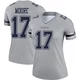 Kellen Moore Dallas Cowboys ＃17 Legend Women's Gray Inverted Jersey