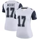 Kellen Moore Dallas Cowboys ＃17 Legend Women's White Color Rush Jersey