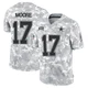 Kellen Moore Dallas Cowboys ＃17 Limited Men's Arctic Camo 2024 Salute to Service Jersey