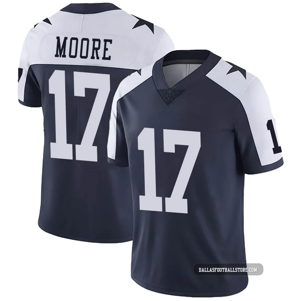 Kellen Moore Dallas Cowboys ＃17 Limited Men's Navy Alternate Vapor Untouchable Jersey