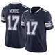 Kellen Moore Dallas Cowboys ＃17 Limited Men's Navy Vapor F.U.S.E. Jersey