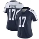 Kellen Moore Dallas Cowboys ＃17 Limited Women's Navy Alternate Vapor Untouchable Jersey