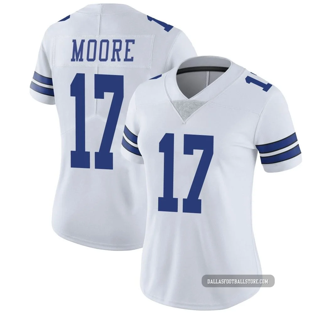 Kellen Moore Dallas Cowboys ＃17 Limited Women's White Vapor Untouchable Jersey
