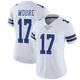 Kellen Moore Dallas Cowboys ＃17 Limited Women's White Vapor Untouchable Jersey