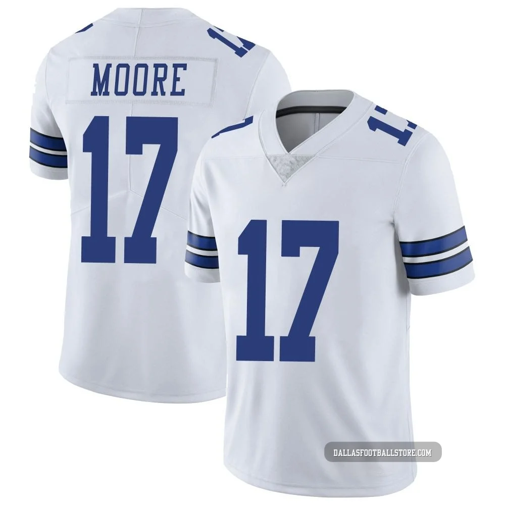 Kellen Moore Dallas Cowboys ＃17 Limited Youth White Vapor Untouchable Jersey