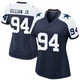 Kelvin Gilliam Jr. Dallas Cowboys ＃94 Game Women's Navy Alternate Jersey