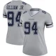 Kelvin Gilliam Jr. Dallas Cowboys ＃94 Legend Women's Gray Inverted Jersey