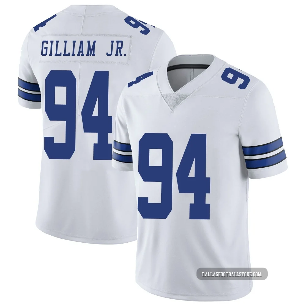 Kelvin Gilliam Jr. Dallas Cowboys ＃94 Limited Men's White Vapor Untouchable Jersey