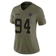 Kelvin Gilliam Jr. Dallas Cowboys ＃94 Limited Women's Olive 2025 Salute to Service Jersey