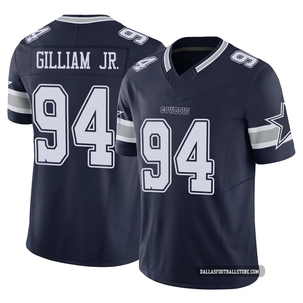 Kelvin Gilliam Jr. Dallas Cowboys ＃94 Limited Youth Navy Vapor F.U.S.E. Jersey