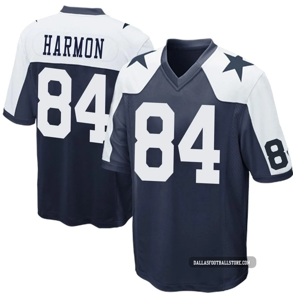 Kelvin Harmon Dallas Cowboys ＃84 Game Youth Navy Blue Throwback Jersey