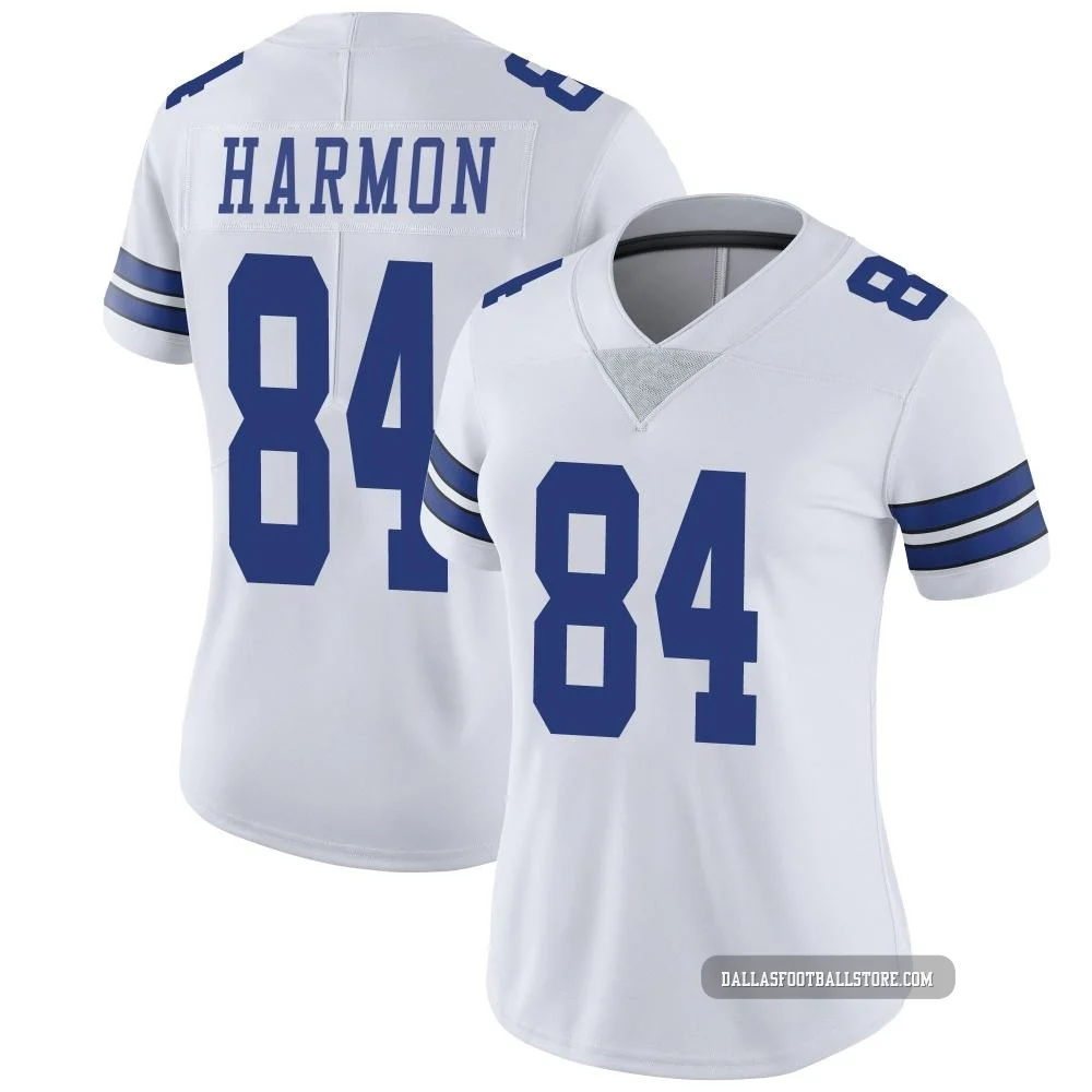 Kelvin Harmon Dallas Cowboys ＃84 Limited Women's White Vapor Untouchable Jersey