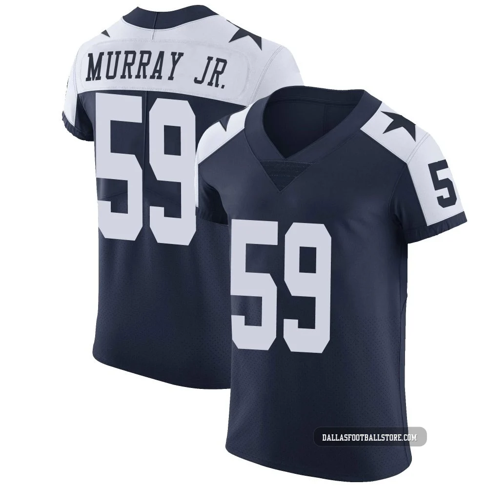 Kenneth Murray Jr. Dallas Cowboys ＃59 Elite Men's Navy Alternate Vapor Untouchable Jersey