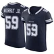 Kenneth Murray Jr. Dallas Cowboys ＃59 Elite Men's Navy Vapor F.U.S.E. Jersey