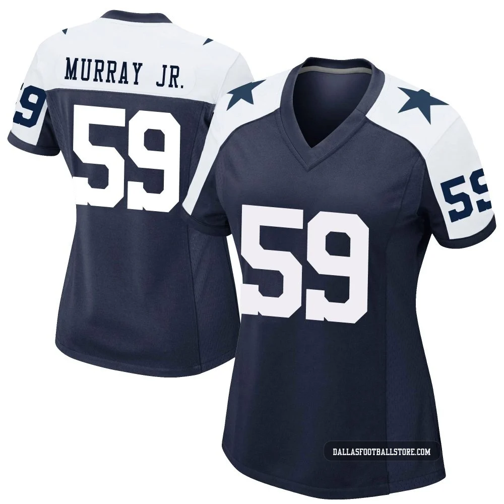 Kenneth Murray Jr. Dallas Cowboys ＃59 Game Women's Navy Alternate Jersey