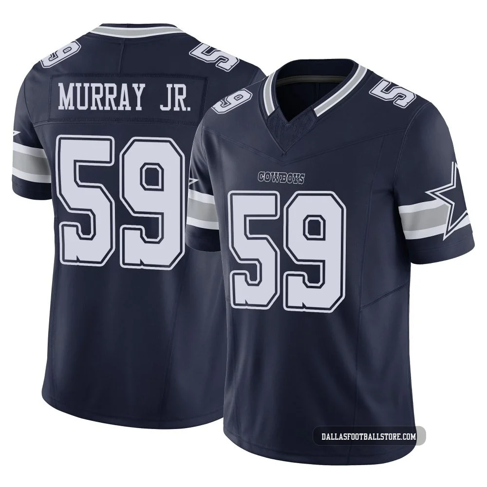 Kenneth Murray Jr. Dallas Cowboys ＃59 Limited Men's Navy Vapor F.U.S.E. Jersey