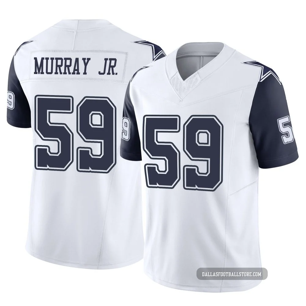 Kenneth Murray Jr. Dallas Cowboys ＃59 Limited Men's White 2nd Alternate Vapor F.U.S.E. Jersey