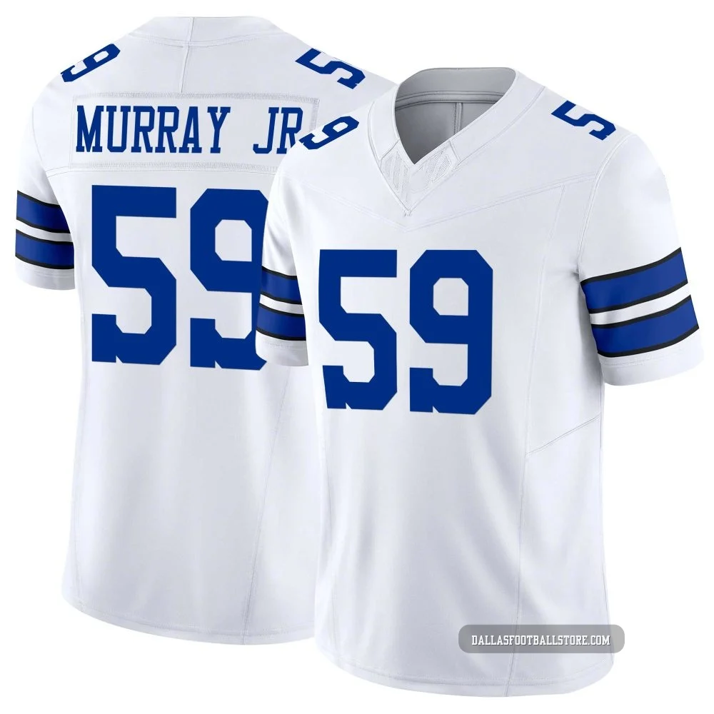 Kenneth Murray Jr. Dallas Cowboys ＃59 Limited Men's White Vapor F.U.S.E. Jersey