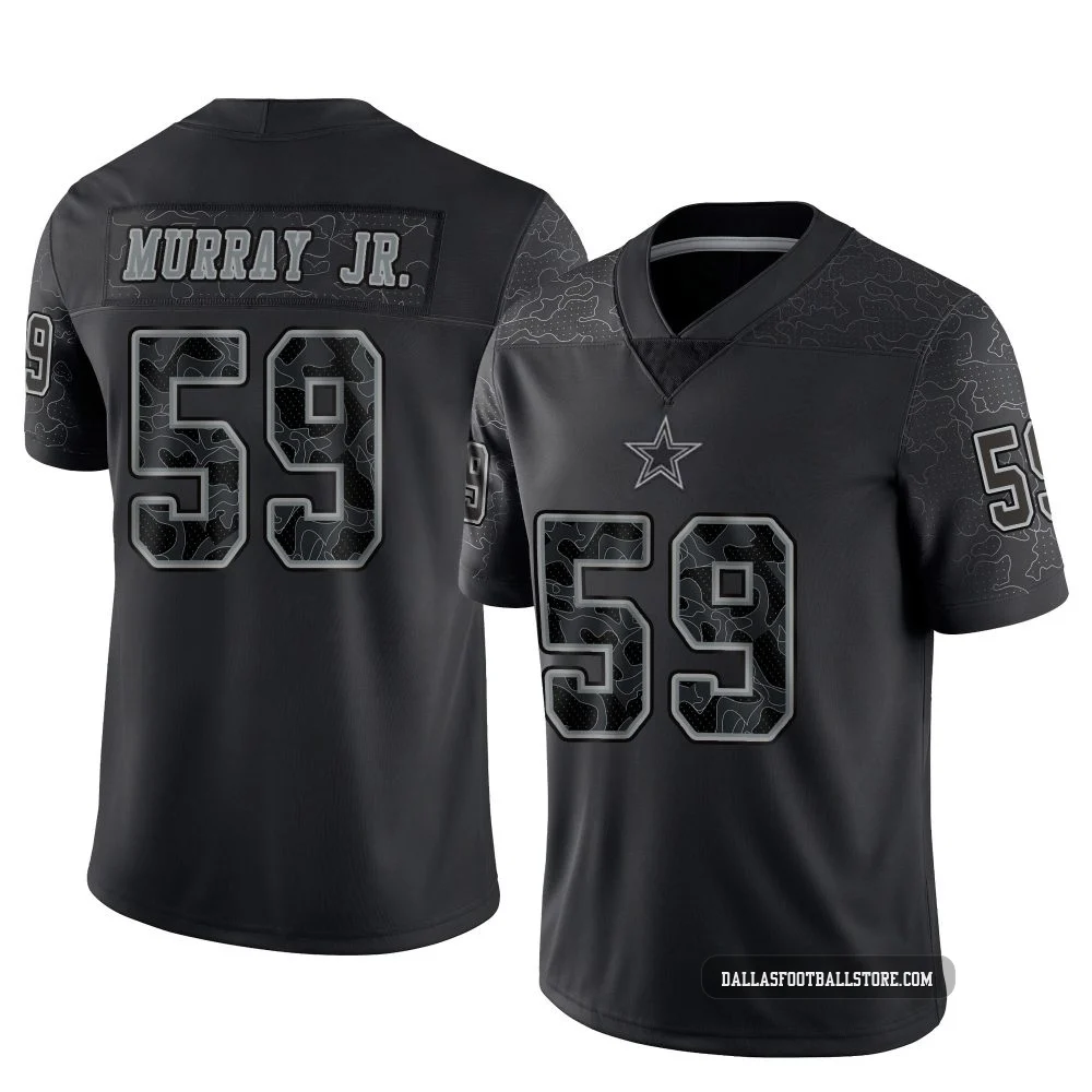 Kenneth Murray Jr. Dallas Cowboys ＃59 Limited Youth Black Reflective Jersey