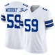 Kenneth Murray Jr. Dallas Cowboys ＃59 Limited Youth White Vapor F.U.S.E. Jersey