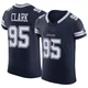 Kenny Clark Dallas Cowboys ＃95 Elite Men's Navy Vapor F.U.S.E. Jersey