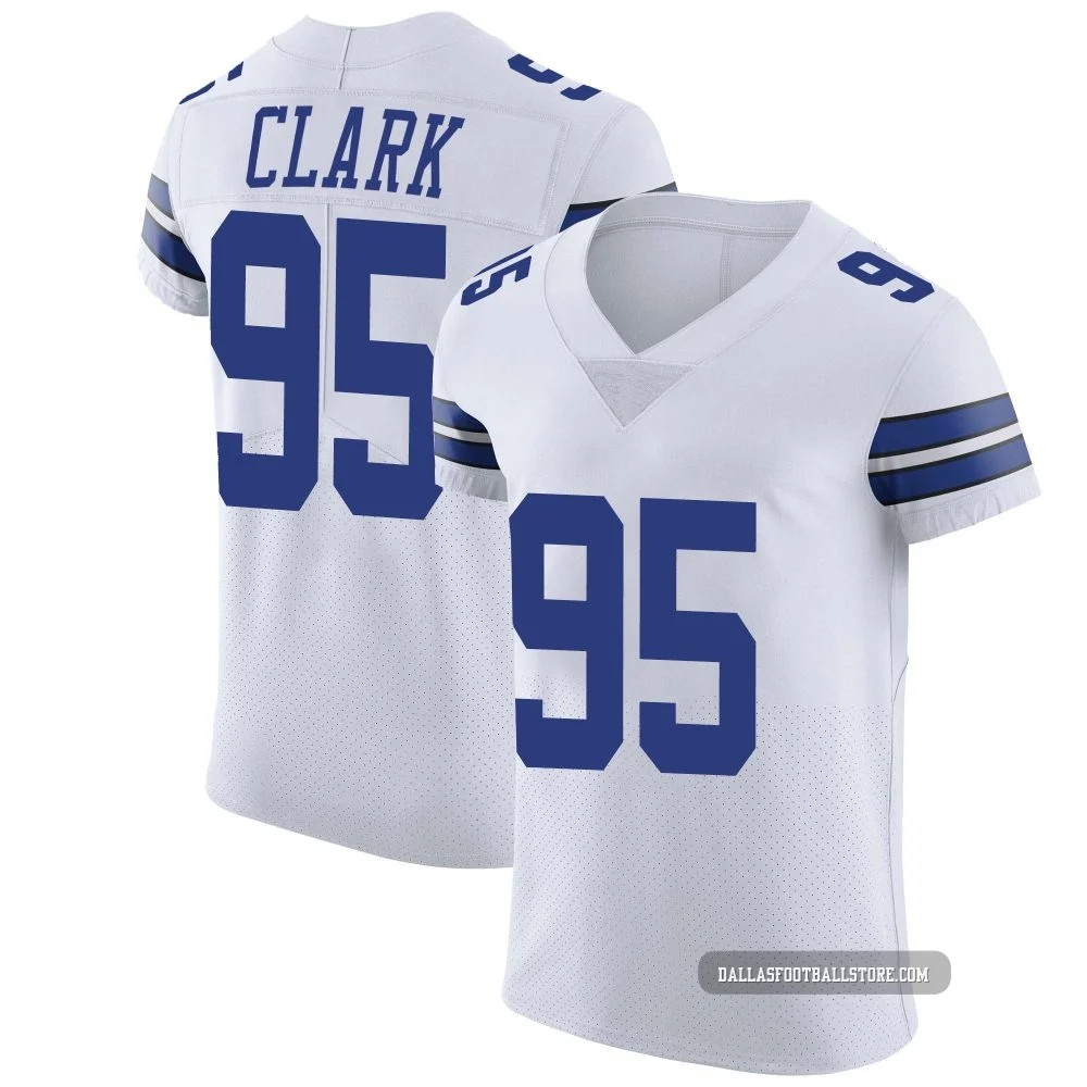 Kenny Clark Dallas Cowboys ＃95 Elite Men's White Vapor Untouchable Jersey