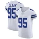Kenny Clark Dallas Cowboys ＃95 Elite Men's White Vapor Untouchable Jersey