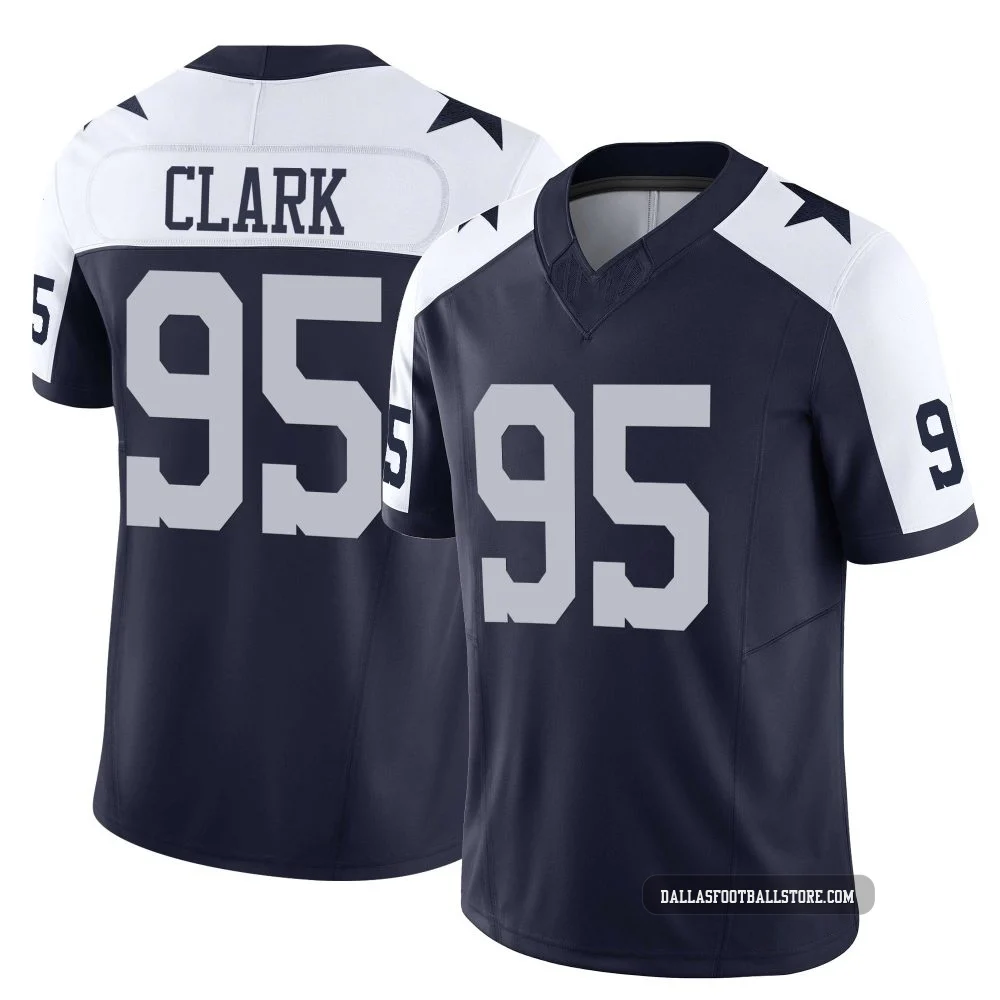 Kenny Clark Dallas Cowboys ＃95 Limited Men's Navy Alternate Vapor F.U.S.E. Jersey