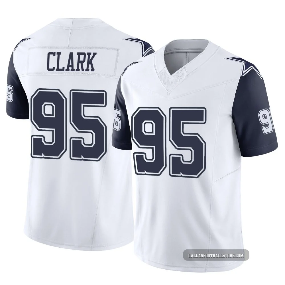 Kenny Clark Dallas Cowboys ＃95 Limited Men's White 2nd Alternate Vapor F.U.S.E. Jersey