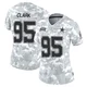 Kenny Clark Dallas Cowboys ＃95 Limited Women's Arctic Camo 2024 Salute to Service Jersey