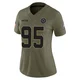 Kenny Clark Dallas Cowboys ＃95 Limited Women's Olive 2025 Salute to Service Jersey