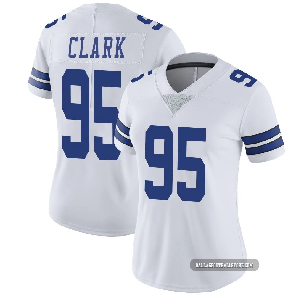 Kenny Clark Dallas Cowboys ＃95 Limited Women's White Vapor Untouchable Jersey