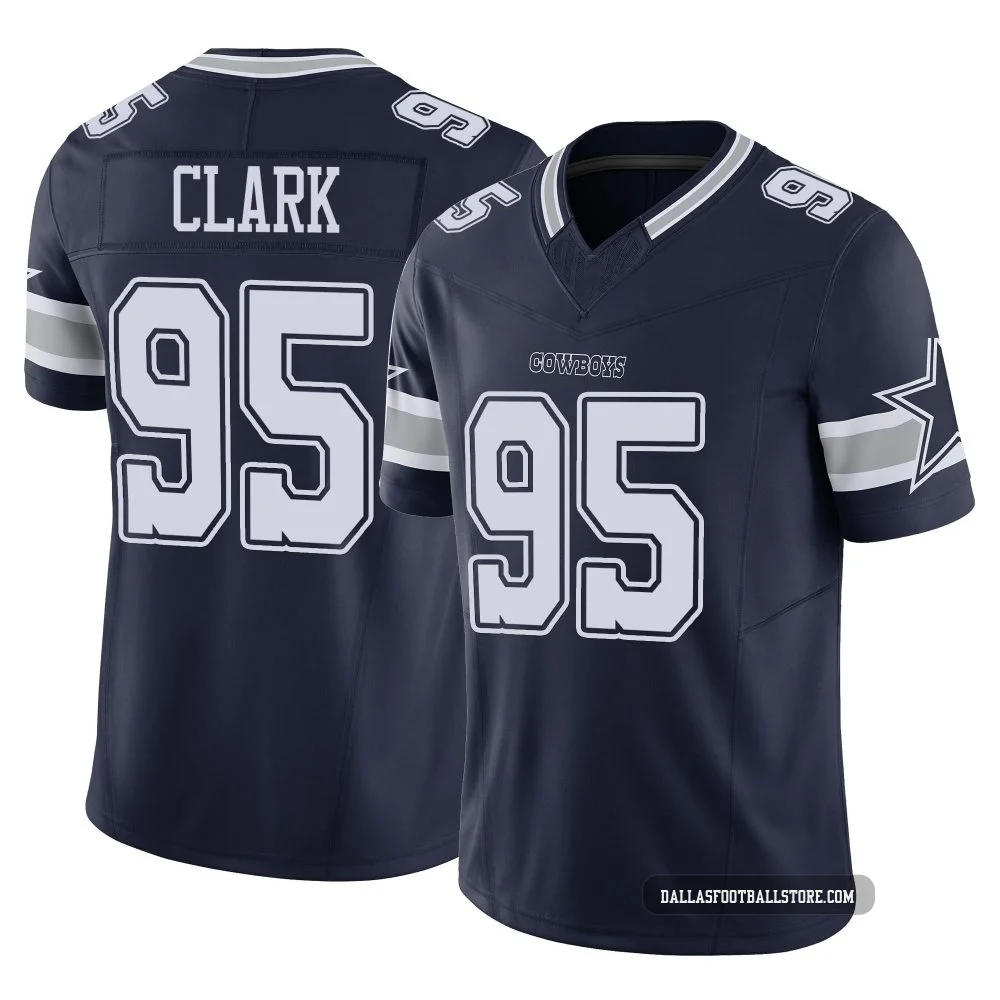 Kenny Clark Dallas Cowboys ＃95 Limited Youth Navy Vapor F.U.S.E. Jersey