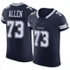 Larry Allen Dallas Cowboys ＃73 Elite Men's Navy Vapor F.U.S.E. Jersey