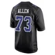 Larry Allen Dallas Cowboys ＃73 Game Men's Black Carbon Fashion Jersey
