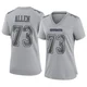 Larry Allen Dallas Cowboys ＃73 Game Women's Gray Atmosphere Fashion Jersey