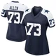 Larry Allen Dallas Cowboys ＃73 Game Women's Navy Alternate Jersey