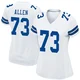 Larry Allen Dallas Cowboys ＃73 Game Women's White Jersey