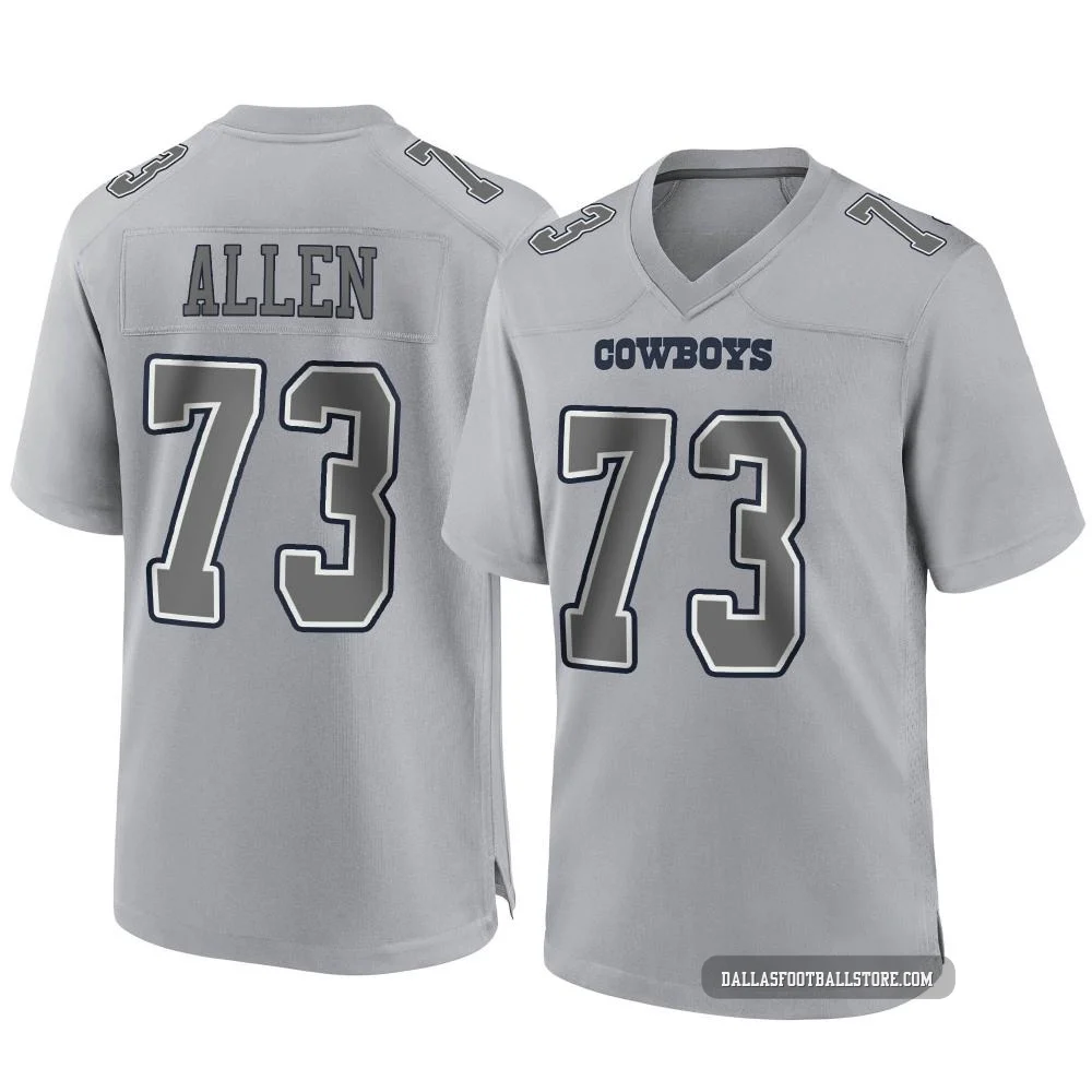 Larry Allen Dallas Cowboys ＃73 Game Youth Gray Atmosphere Fashion Jersey
