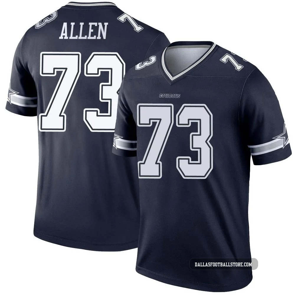 Larry Allen Dallas Cowboys ＃73 Legend Youth Navy Jersey