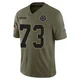 Larry Allen Dallas Cowboys ＃73 Limited Men's Olive 2025 Salute to Service Jersey