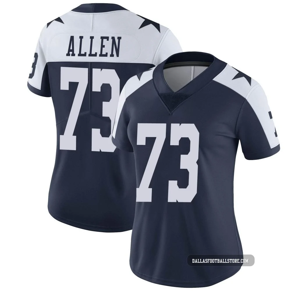 Larry Allen Dallas Cowboys ＃73 Limited Women's Navy Alternate Vapor Untouchable Jersey