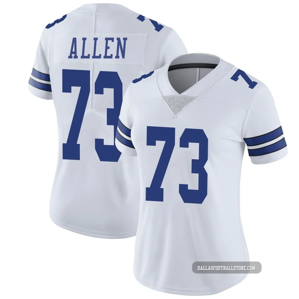 Larry Allen Dallas Cowboys ＃73 Limited Women's White Vapor Untouchable Jersey
