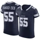 Leighton Vander Esch Dallas Cowboys ＃55 Elite Men's Navy Vapor F.U.S.E. Jersey