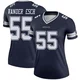 Leighton Vander Esch Dallas Cowboys ＃55 Legend Women's Navy Jersey