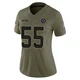 Leighton Vander Esch Dallas Cowboys ＃55 Limited Women's Olive 2025 Salute to Service Jersey