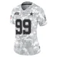 LT Overton Dallas Cowboys ＃99 Limited Women's Arctic Camo 2024 Salute to Service Jersey
