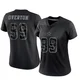 LT Overton Dallas Cowboys ＃99 Limited Women's Black Reflective Jersey