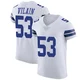 Luiji Vilain Dallas Cowboys ＃53 Elite Men's White Vapor Untouchable Jersey
