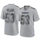 Luiji Vilain Dallas Cowboys ＃53 Game Men's Gray Atmosphere Fashion Jersey